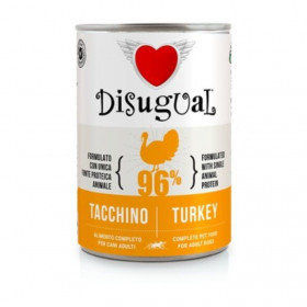 Консервирана храна за кучета Disugual Wet food Turkey с 96% пуешко месо 400гр.