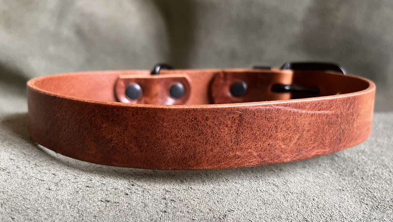 Бутиков кожен нашийник- №148 4