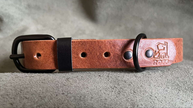 Бутиков кожен нашийник- №148 2