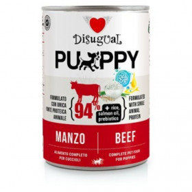 Консервирана храна за подрастващи кученца Disugual Wet food Puppy Beef с 94% телешко месо 400гр.