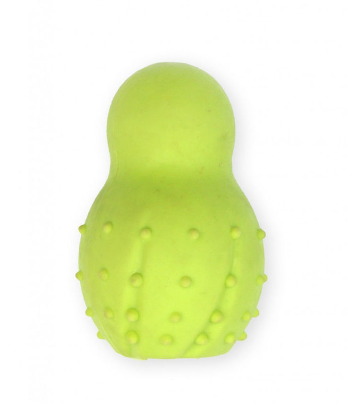 Играчка за куче джъмпер със звънче PET NOVA 9.5cm, аромат на телешко  жълт 2