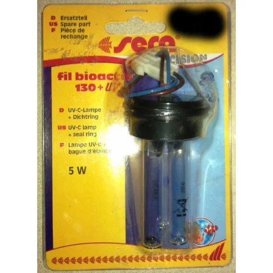 Резервна УВ лампа за външен филтър sera fil + UV 250 и 400
