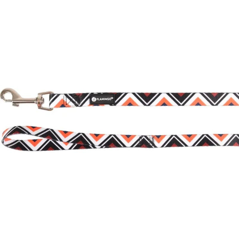 Повод за куче Flamingo Leash Stian шарен 15мм S
