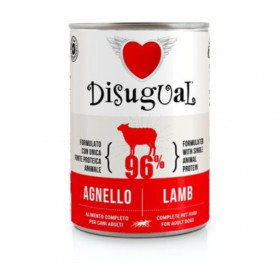 Консервирана храна за кучета Disugual Wet food Lamb с 96% агнешко месо 400гр.