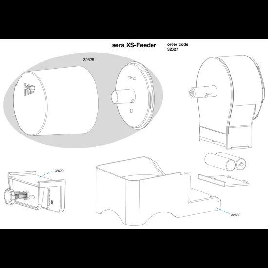 sera XS-Feeder Holder Clamp - резервна скоба