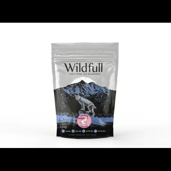 Wildfull Cat Salmon Hair&Skin - сьомга 1.5 кг
