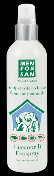 MEN FOR SAN HOME ANTIPARASITARY Противопаразитен спрей за местообитанията на домашни любимци 250 мл. 250мл.