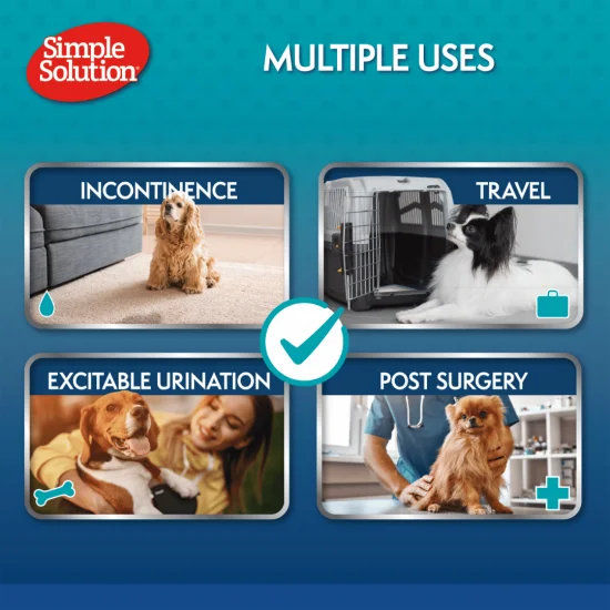 Simple Solution Washable Male Wrap -  памперси за многократна употреба, за мъжки кучета, L размер 11