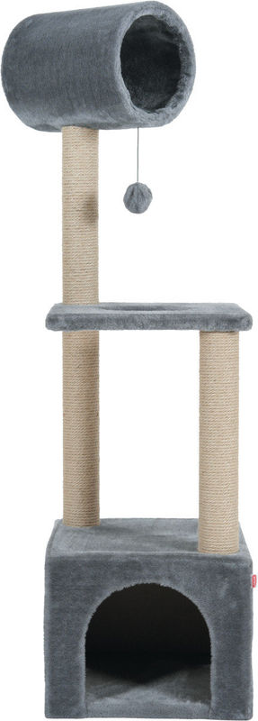 Драскалка Zolux TRIO CAT TREE  с къщичка и три зони, 41см х 47см х 124 см Бежов 2
