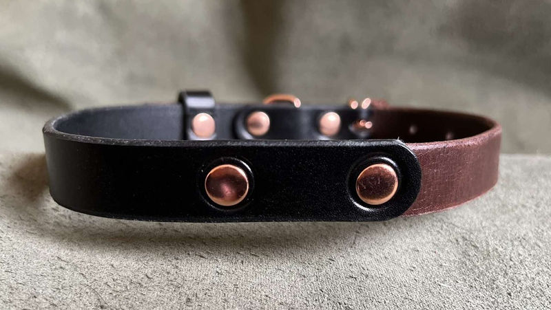 Бутиков кожен нашийник- №147 4