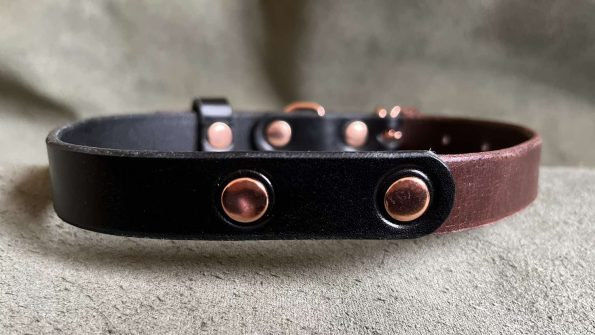 Бутиков кожен нашийник- №147 3