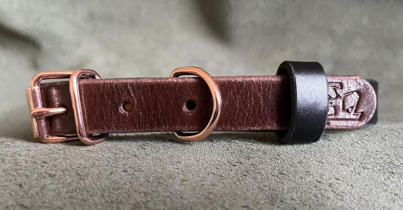 Бутиков кожен нашийник- №147 2