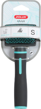 Zolux – четка с меки зъбци(черно и синьо) S