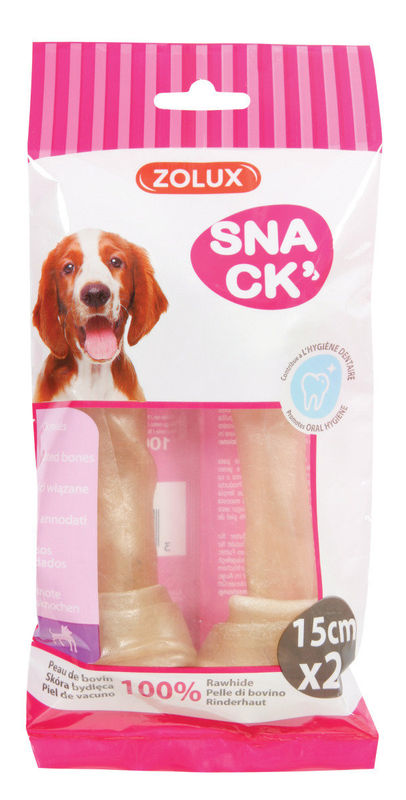 Кокали от компресирана кожа Zolux – с два възела 15 см х 2 бр 15 см.