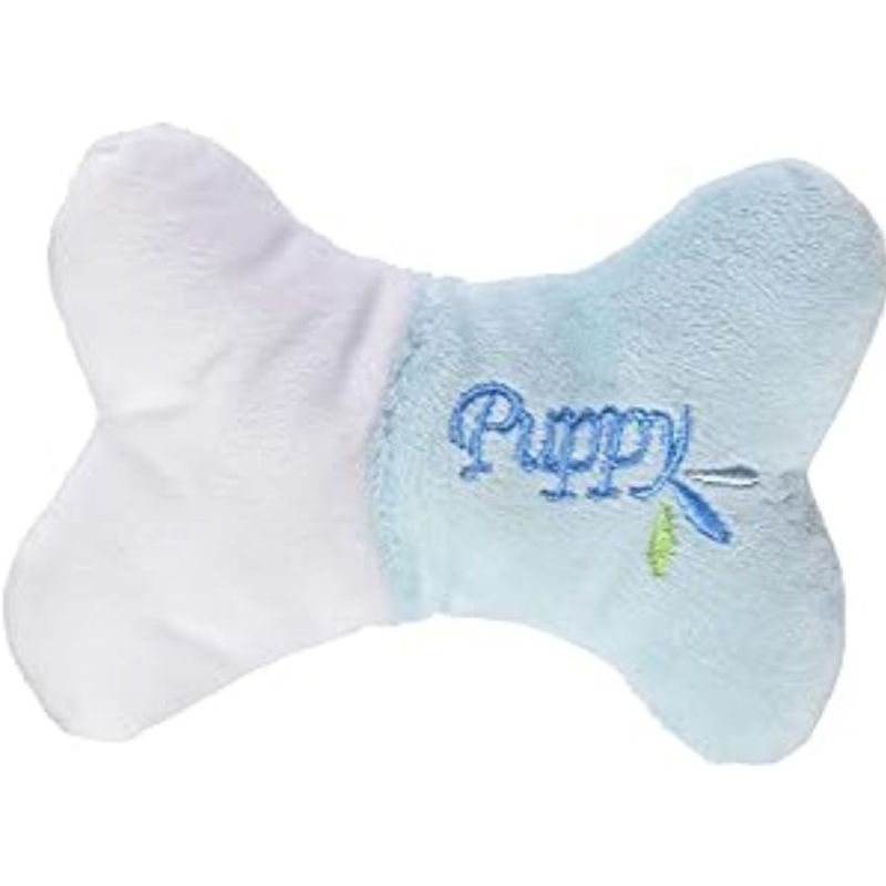 Плюшена играчка Karlie puppy toy bone подходяща и за подрастващи кученца 12 см.