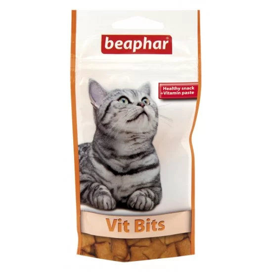 Beaphar Vit Bits - хапки с мултивитамин паста за котки, 35 г