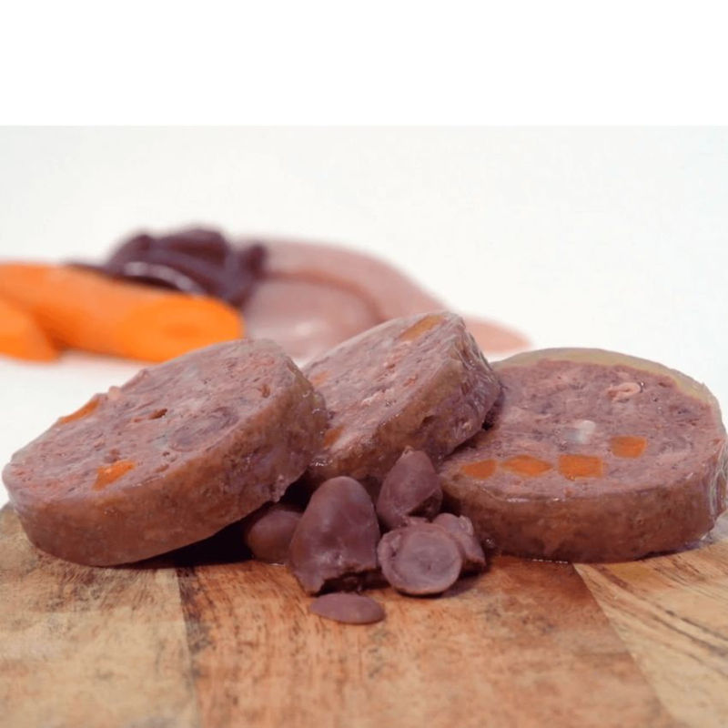 Натурална консервирана храна за кучета Sam’s Field DOG True Meat Beef with Pumpkin късчета от 60% прясно говеждо месо, тиква и грах 0.400 кг. 2