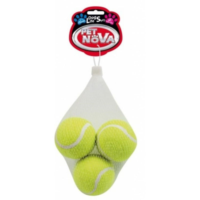 Тенис топки със звук PET NOVA – 6 см, 3 бр 3 бр. 2
